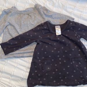 2 pack Long sleeved girls shirt